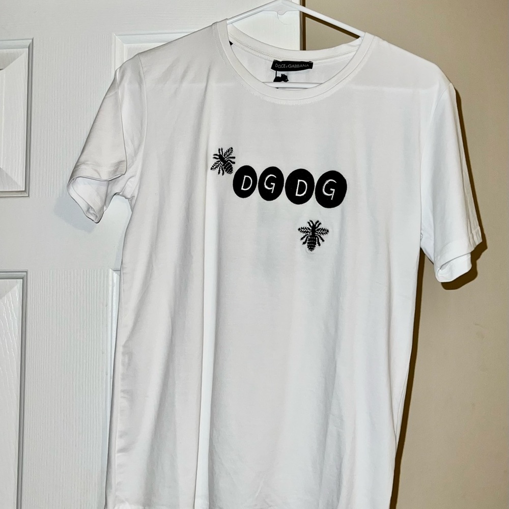 Dolce&Gabbana Cotton T-shirt with embroidery